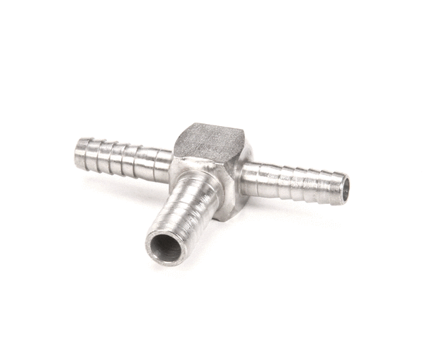 MULTIPLEX PARTS Multiplex 7009 Tee (2) 1/4 X 3/8 Barb SS - SKU MANB7009