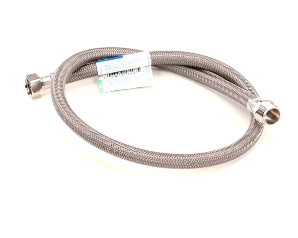 T&S BRASS PARTS T&S Brass 013121-45 Braided Flex Hose 1/2 Npsm Female X 1/2 - SKU TS013121-45