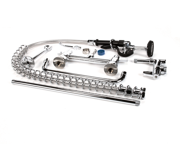 T&S BRASS PARTS T&S Brass 5PR-8D12 Pre-Rinse Unit 8 Deck Mount Add-On Fau - SKU TS5PR-8D12