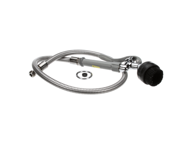 T&S BRASS PARTS T&S Brass B-0106 Spray Valve With Brush And 44 Flexible S - SKU TSB-0106