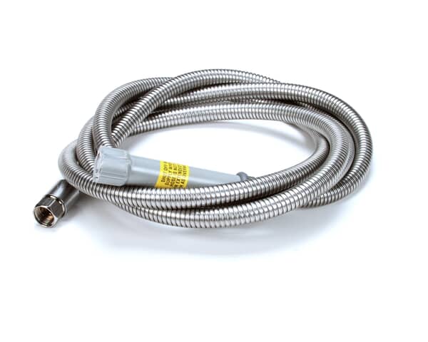 T&S BRASS PARTS T&S Brass B-0120-H 120 Flex Stainless Steel Hose & Gray Han - SKU TSB-0120-H