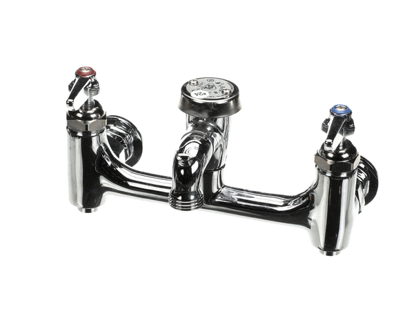 T&S BRASS PARTS T&S Brass B-0674-CR-BSTP Service Sink Faucet 8 Wall Mount Ceram - SKU TSB-0674-CR-BSTP