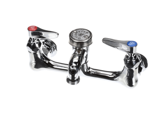 T&S BRASS PARTS T&S Brass B-0674-POL Service Sink Faucet Wall Mount 8 Cente - SKU TSB-0674-POL