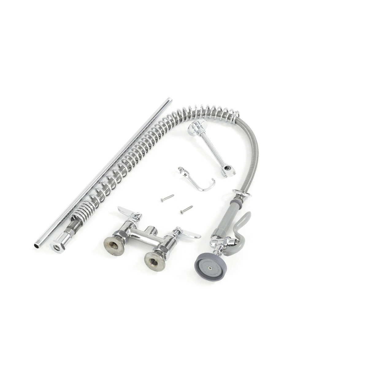 T&S BRASS PARTS T&S Brass B-2288 Pre-Rinse Spring Action Deck Mount 4 - SKU TSB-2288