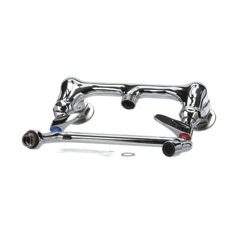 T&S BRASS PARTS T&S Brass B-2414 Double Pantry Faucet Wall Mount 8 Cent - SKU TSB-2414