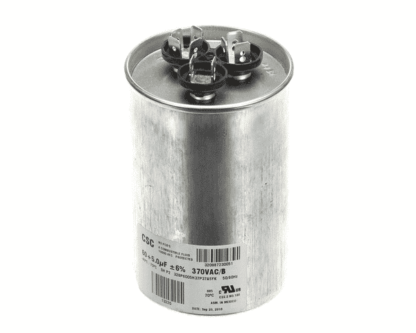 YORK PARTS York S1-02425033700 Dual Run Capacitor 60/5MFD 370V Round - SKU YORKS1-02425033700