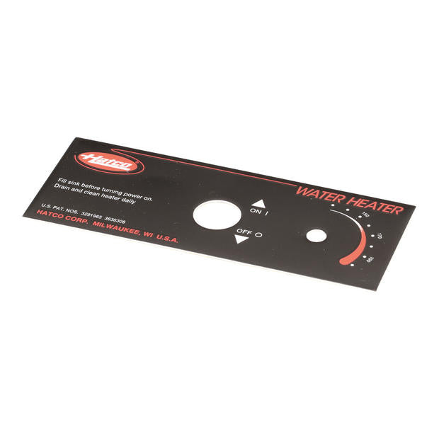 HATCO PARTS Hatco 07.01.258.00 Control Plate Fr Series - SKU HT07.01.258.00