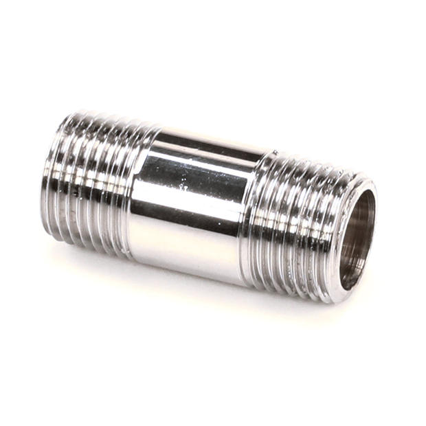 T&S BRASS PARTS T&S Brass 002341-40 Nipple 3/8 NPT X 1-1/2 Long (Chrome Pla - SKU TS002341-40