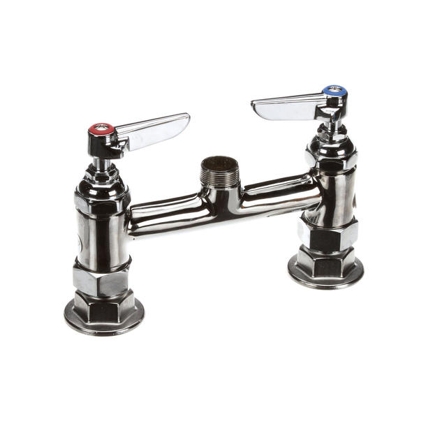 T&S BRASS PARTS T&S Brass B-2245-LN Swivel Base Faucet Deck Mount 6 Center - SKU TSB-2245-LN