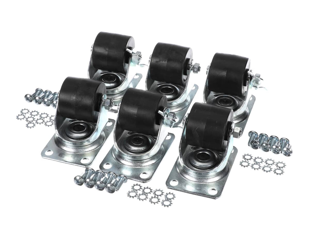 GLASTENDER PARTS Glastender C-6X2-7/8 Caster Kit 2-7/8IN H Set Of 6 - SKU GLAC-6X2-7/8