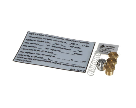 ACCUTEMP PARTS Accutemp AT0H-4982-6 48 Propane To Natural Gas Conversion Kit - SKU ACCAT0H-4982-6