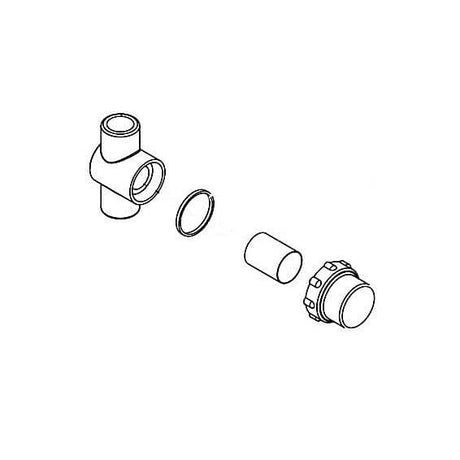 ANTUNES PARTS Antunes 2190133 Strainer Tee - 1/2 NPT - SKU AJA2190133