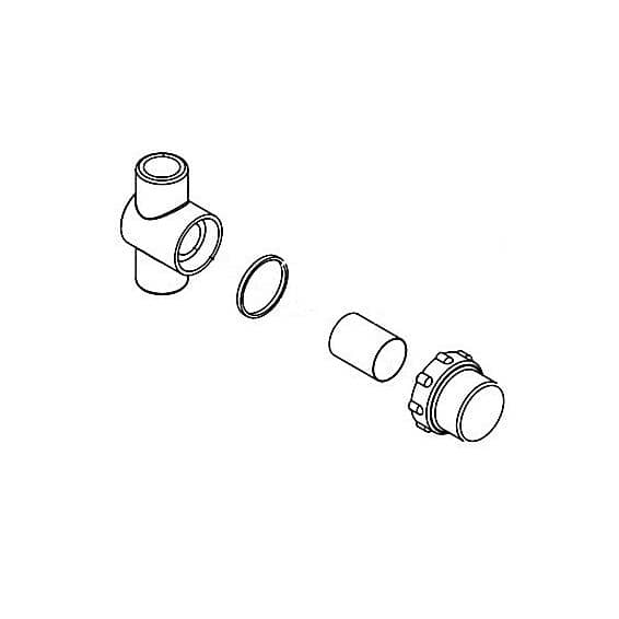 ANTUNES PARTS Antunes 2190133 Strainer Tee - 1/2 NPT - SKU AJA2190133