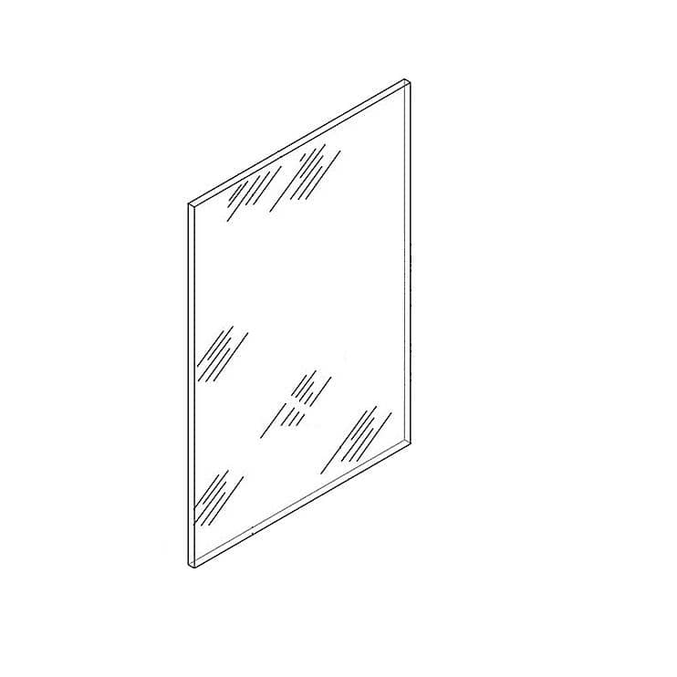 ANTUNES PARTS Antunes 7000189 Glass/Label Pizza Large - SKU AJA7000189
