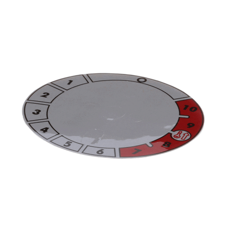 ALTO SHAAM PARTS Alto Shaam PE-29421 Zz Panel Overlay 1-10TEMPERAT - SKU ALTPE-29421