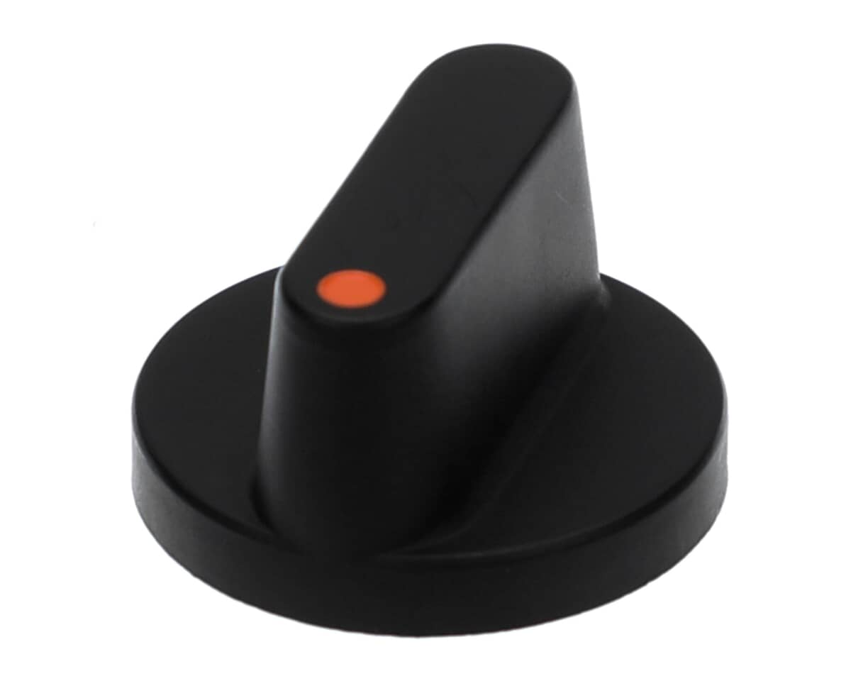 APW WYOTT PARTS APW Wyott AS-340262 Knob Timer Black W/Orange Dot - SKU APWAS-340262