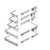 BKI PARTS BKI GL0328 End Glass 3 Cascade Shelves Md - SKU BKIGL0328