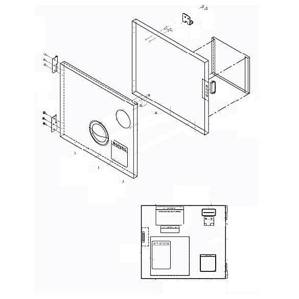 BKI PARTS BKI SB8615 Magnetic Door Assembly Lpf - SKU BKISB8615