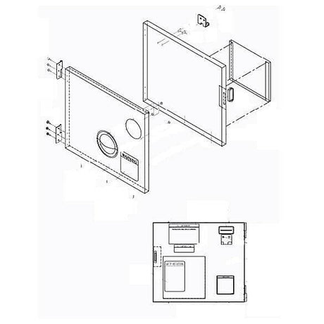 BKI PARTS BKI SB8615 Magnetic Door Assembly Lpf - SKU BKISB8615