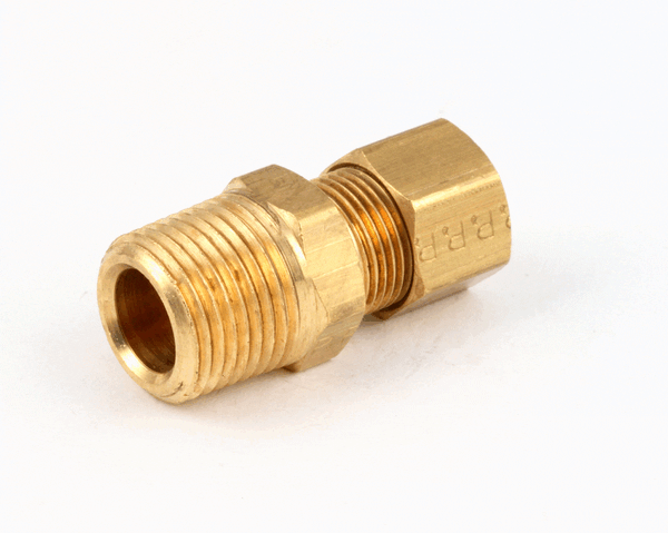 BAKERS PRIDE N3089A FITTING  3/8 BRASS NPT(COMPRES