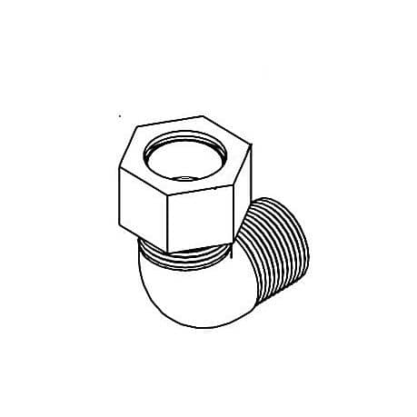 BLODGETT PARTS Blodgett 17641 Elbow 1/2 NPT X 3/4 Compress. - SKU BL17641