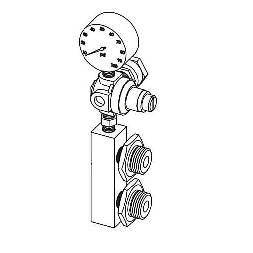 BLODGETT PARTS Blodgett 50425 Assembly H20 Manifold Press. Reg - SKU BL50425