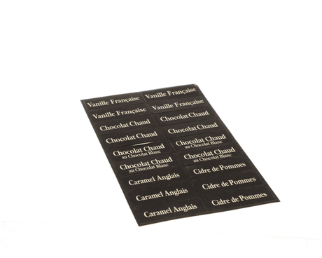 BUNN PARTS Bunn 26537.0037 Decal Var Flvrs Fmd French(tdl)[net] - SKU BU26537.0037