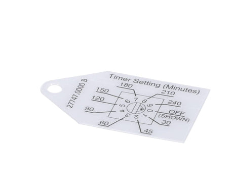 BUNN PARTS Bunn 27747.0000 Tag Timer Setting - SKU BU27747.0000