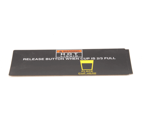 BUNN PARTS Bunn 28328.0002 Decal Cup Placement FMD1(ORIG - SKU BU28328.0002