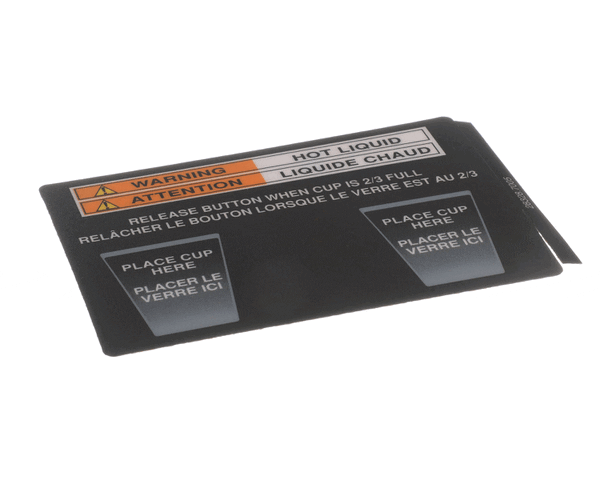 BUNN PARTS Bunn 28328.7005 Decal Cup PLACEMENT-FMD2 - SKU BU28328.7005