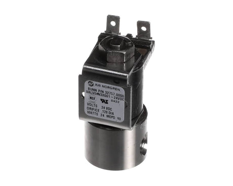 BUNN PARTS Bunn 32757.0000 Valve Assembly Water 24VDC(KIP) - SKU BU32757.0000