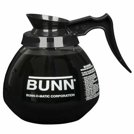 BUNN PARTS Bunn 42400.0024 Coffee Decanter 64 Oz. Glass Black H - SKU BU42400.0024