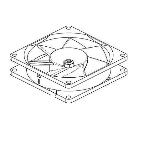BUNN PARTS Bunn 56239.0010 Fan Assy 24V DC 80MM W/Lock Signal - SKU BU56239.0010