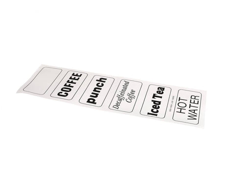 CAMBRO PARTS Cambro 13200 Label Beverage Large - SKU CAM13200