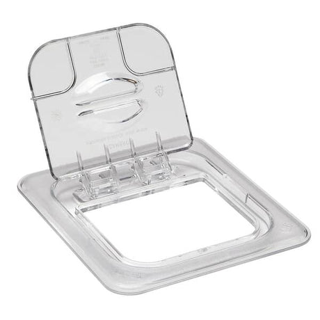 CAMBRO PARTS Cambro 60CWL135 1/6 Size Clear Fliplid Hinged Food Pan C - SKU CAM60CWL135