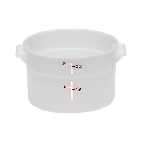CAMBRO PARTS Cambro RFS2148 Round 2QT Ply-White - SKU CAMRFS2148