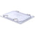 CARLISLE PARTS Carlisle 10240Z07 Lid 1/2SZ Hinge Fp Pc Clear 2-NOTCH Ez A - SKU CARL10240Z07
