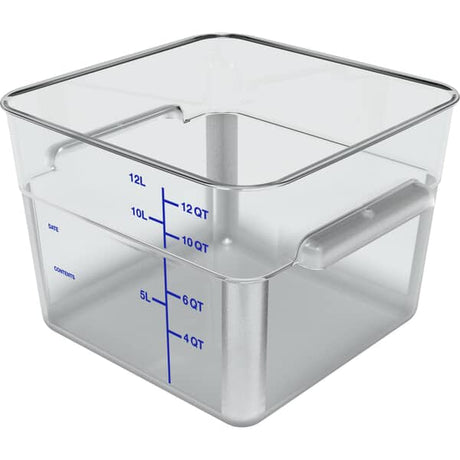 CARLISLE PARTS Carlisle 1195407 Square Container 12QT Pc Clear - SKU CARL1195407