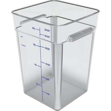 CARLISLE PARTS Carlisle 1195607 Square Container 22QT Pc Clear - SKU CARL1195607