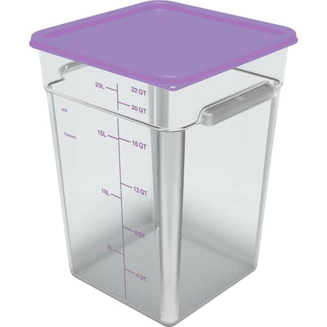 CARLISLE PARTS Carlisle 1197289 Lid Sq Container 12/18/22QT Purple - SKU CARL1197289