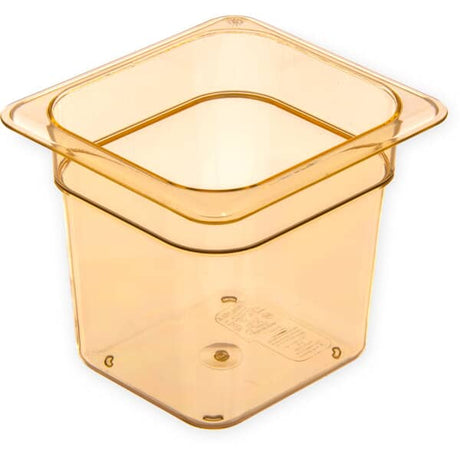 CARLISLE PARTS Carlisle 3088513 Fd Pan 2.4QT 1/6 Sz 6IN Dp Hh Amber - SKU CARL3088513