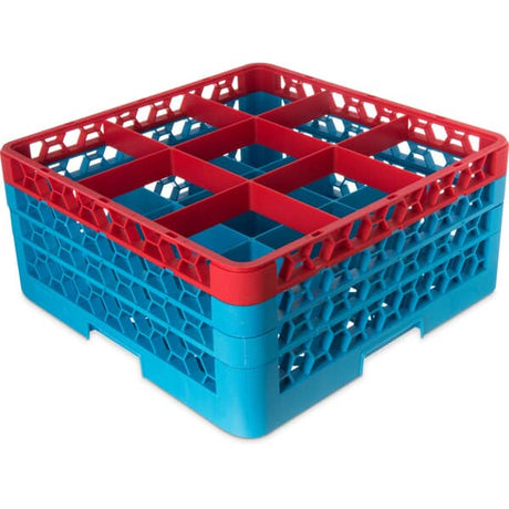 CARLISLE PARTS Carlisle RG9-3C410 Rack 9 Cmpt Glass +3 Red/Crlbl - SKU CARLRG9-3C410