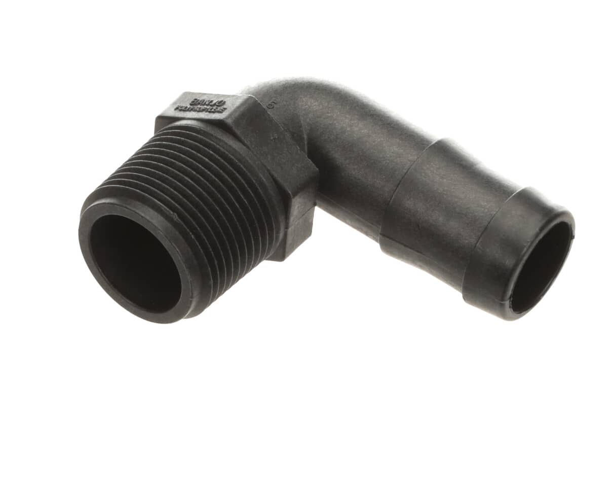 CMA DISH MACHINES PARTS CMA Dish Machines 00213.60 1 Elbow 90 Deg MPT X Barb - SKU CMA00213.60