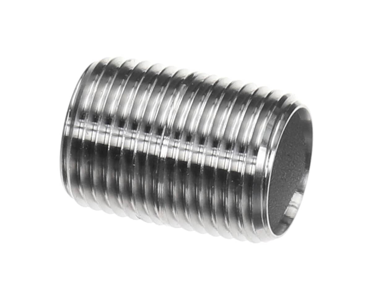 CMA DISH MACHINES PARTS CMA Dish Machines 13629.00 Nipple SS 1/2 X Close - SKU CMA13629.00