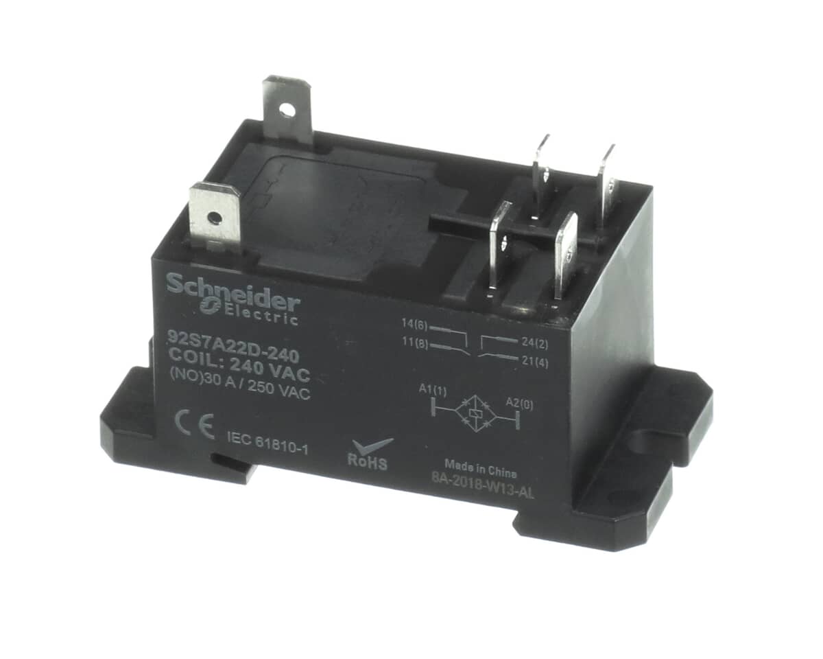 CONTINENTAL REFRIGERATION PARTS Continental Refrigeration 4-150 Relay Dpst-No 30A 220-240VA - SKU CNT4-150