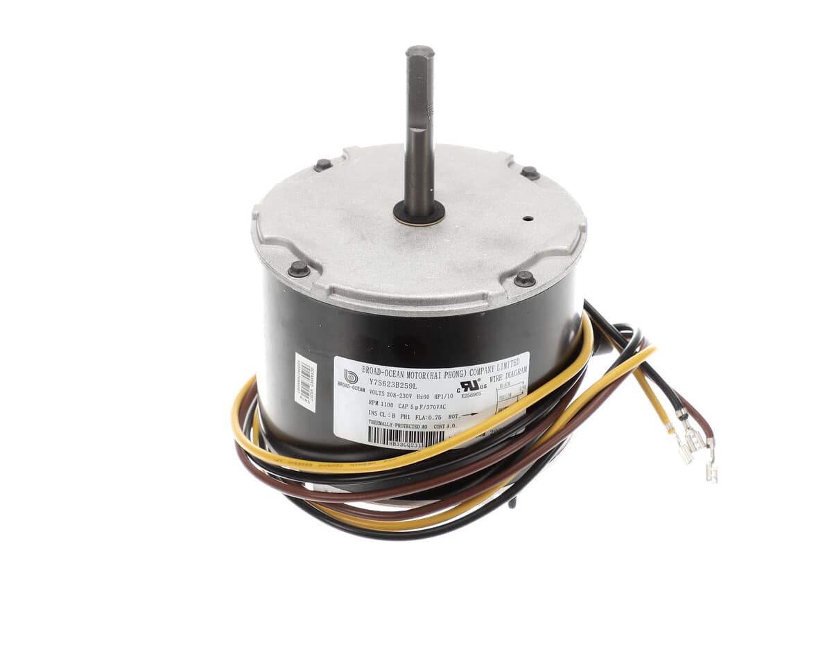 CARRIER HVAC PARTS Carrier HVAC HB33GQ231 208-230V1PH 1100 RPM1/10HP Motor - SKU CRRHB33GQ231