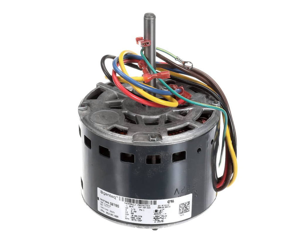 CARRIER HVAC PARTS Carrier HVAC HC41AE198 208-230V1PH 1/3HP 1075 RPM 3SPEED - SKU CRRHC41AE198