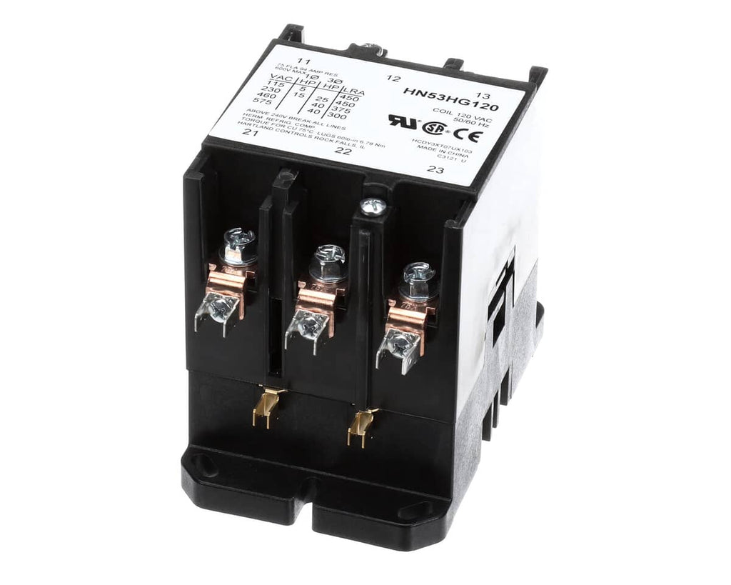 CARRIER HVAC PARTS Carrier HVAC HN53HG120 3 Pole 120V 75AMP Contactor - SKU CRRHN53HG120