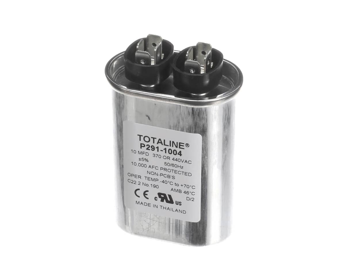 CARRIER HVAC PARTS Carrier HVAC P291-1004 370V Oval Run Capacitor 10 Mfd - SKU CRRP291-1004