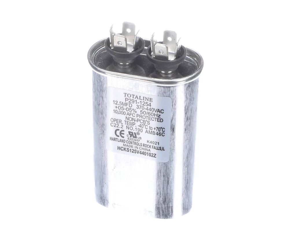 CARRIER HVAC PARTS Carrier HVAC P291-1254 Run Capacitor Oval 370/440V Single 12.5M - SKU CRRP291-1254